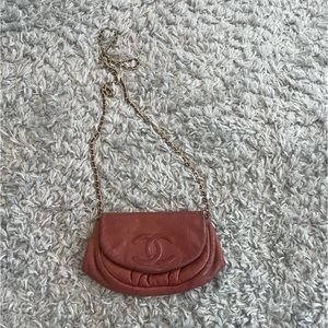 Burgundy Chanel Crossbody Bag